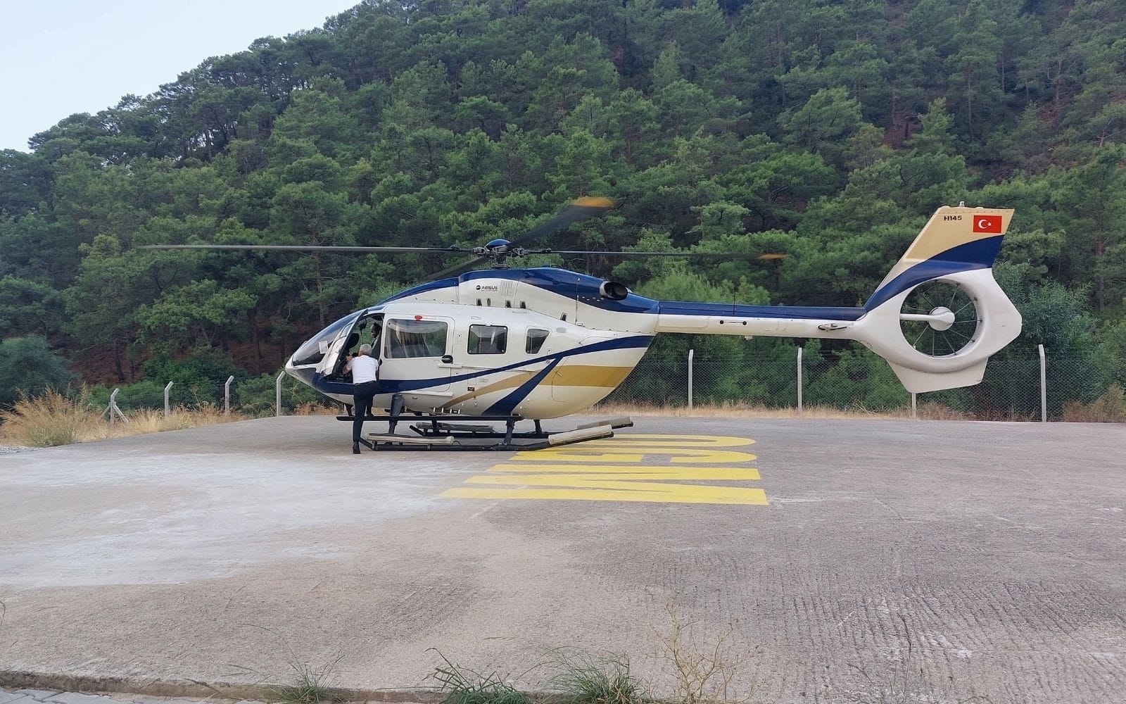 VIPSTAR Aviation helikopter transferi Göcek Dalaman helipad