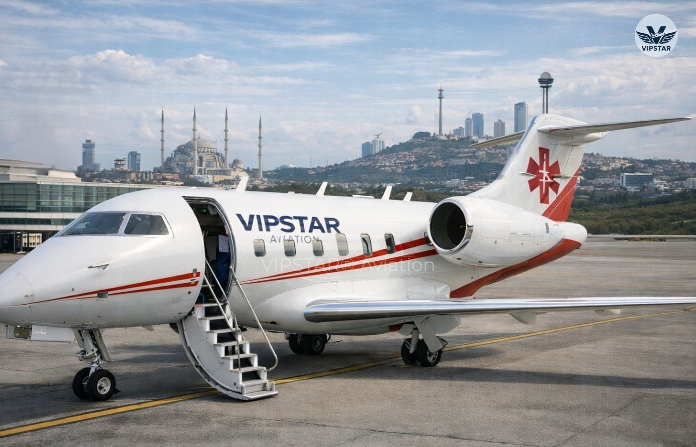 Türkiye ile Orta Doğu arasında hava ambulansı hasta transferi