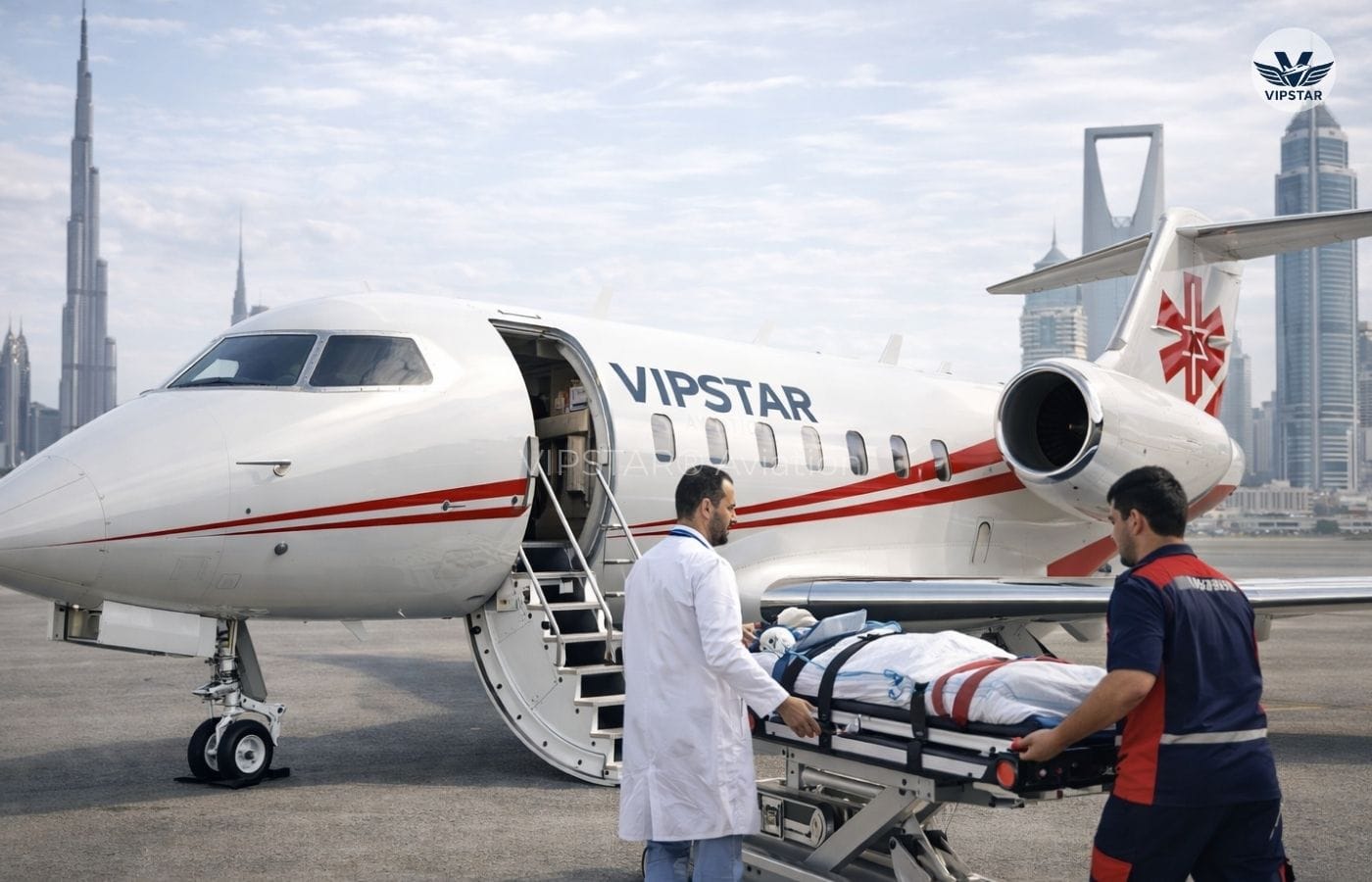 Orta Doğu ülkeleri arası hava ambulansı operasyonu