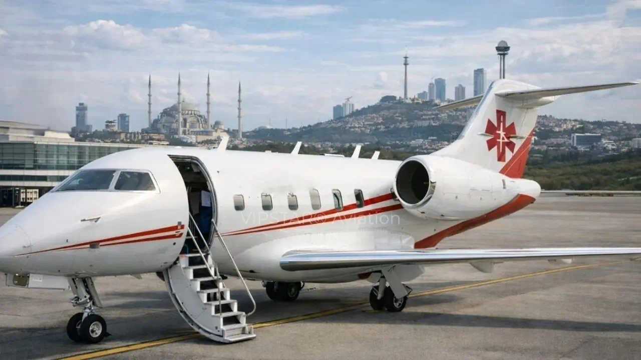 Türkiye ile Avrupa arasında hava ambulansı hasta transferi