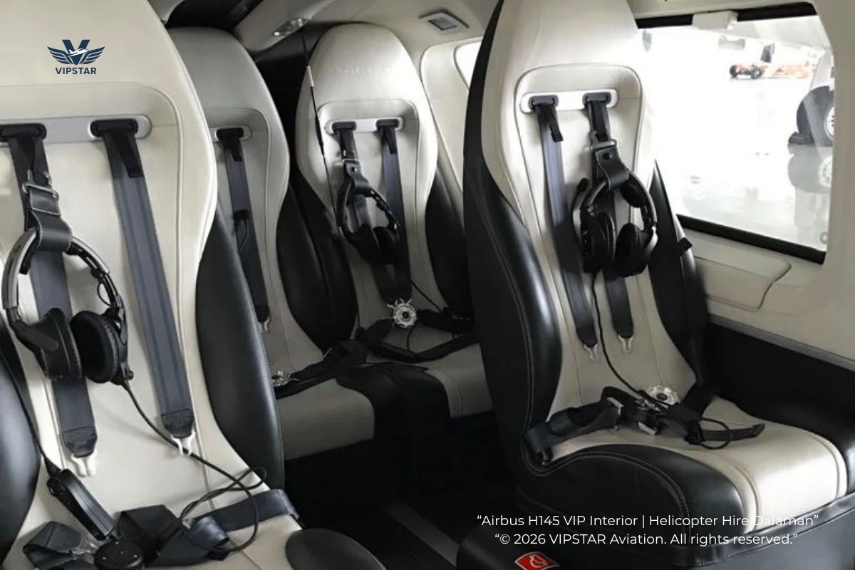 Airbus H145 VIP Interior - Helicopter Hire Dalaman