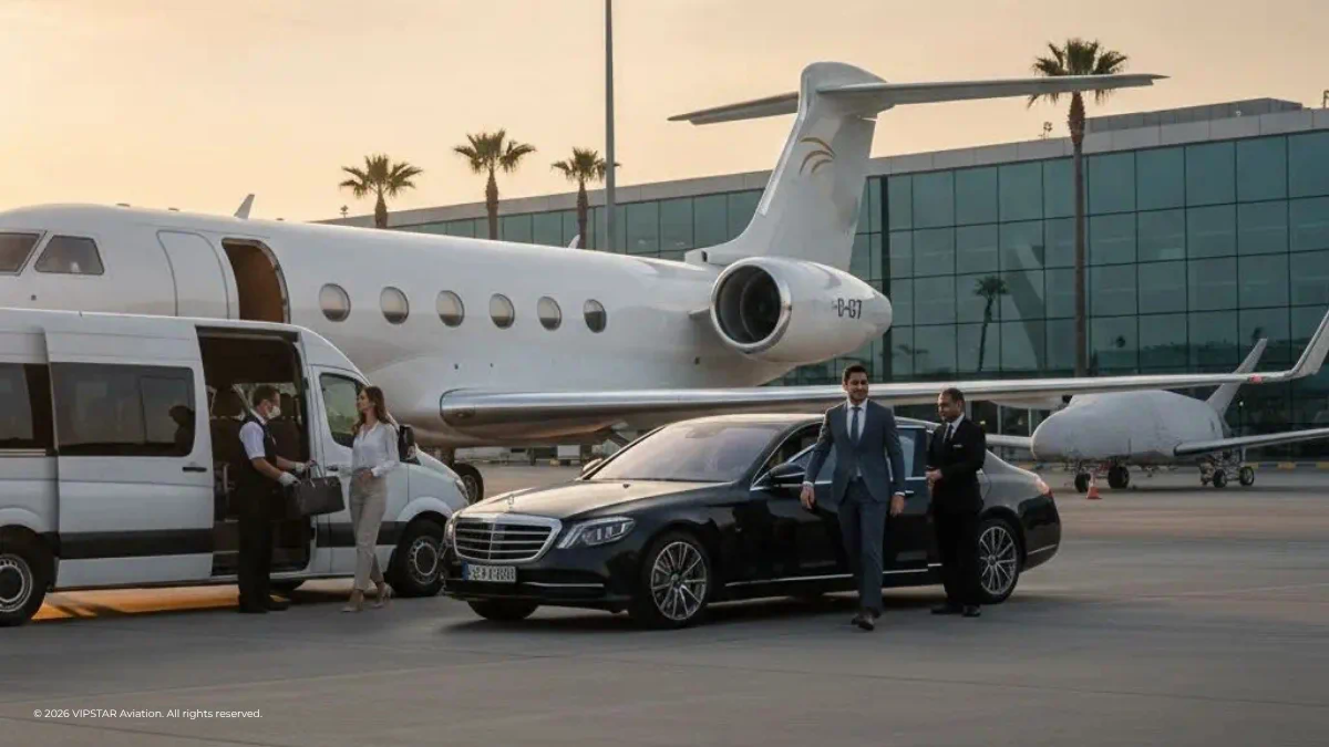 İstanbul Bodrum özel jet VIP karşılama ve BJV GAT terminali transferi