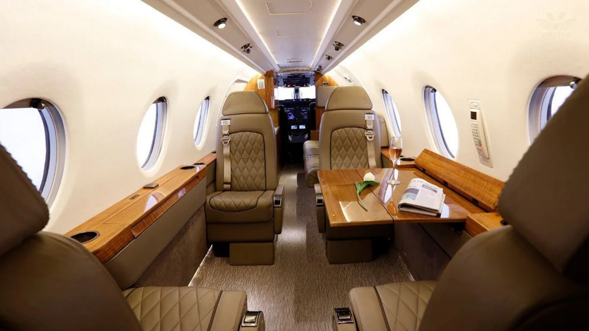 Nextant 400XTi iç kabin konforu ve İstanbul Bodrum özel uçak kiralama ücretleri