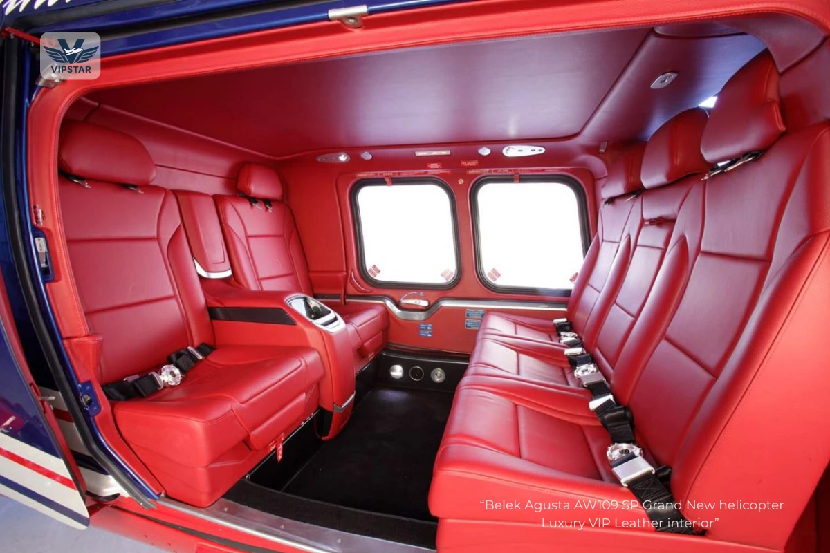 AW109 SP Interior Seating