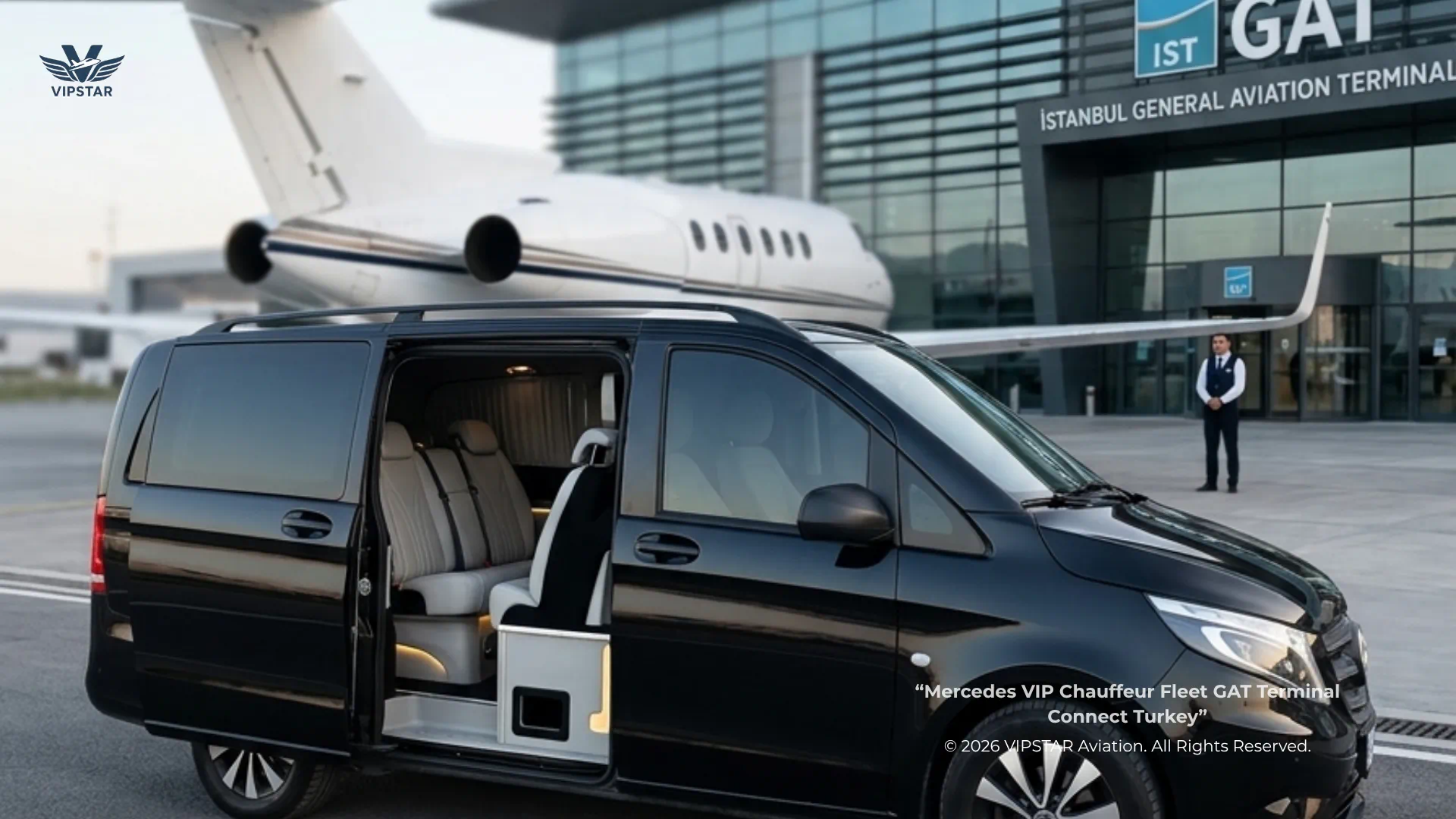 Mercedes VIP Chauffeur Fleet GAT Terminal Connect Turkey - VIPSTAR