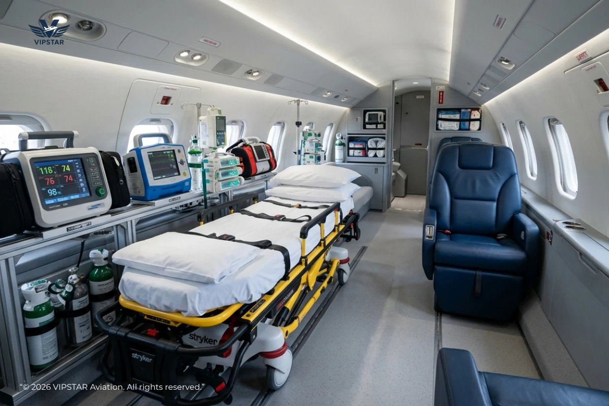 Air Ambulance Kuwait To Thailand Challenger 605 - VIPSTAR Aviation